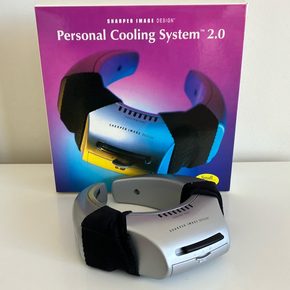 Sharper Image Silver Personal Cooling System 2.0